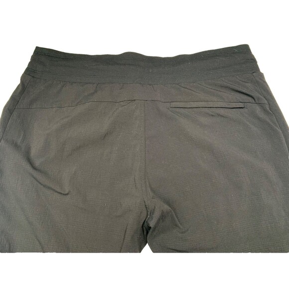 Athleta Trekkie North Jogger Womens 12 Black Drawstring Zip Pockets Athleisure - Picture 9 of 9